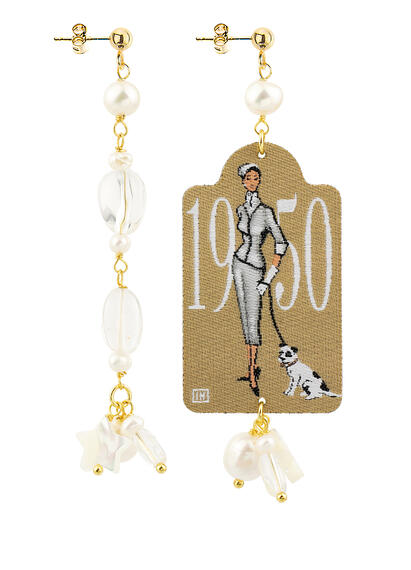 Orecchini Tag Moda 1950 Perla - Lebole Maison