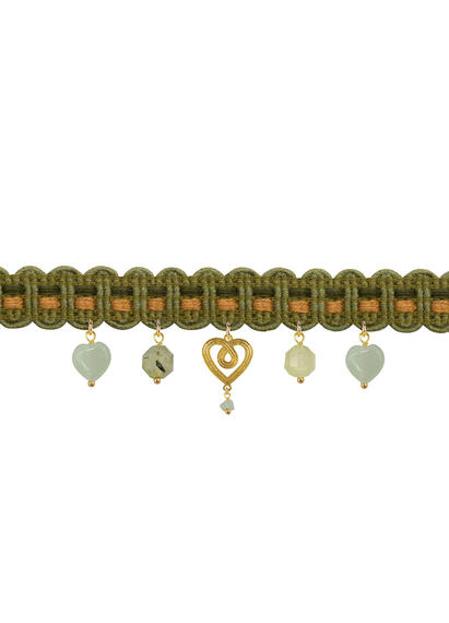 Collarino Verde Cuore Verde Giada - Lebole Maison