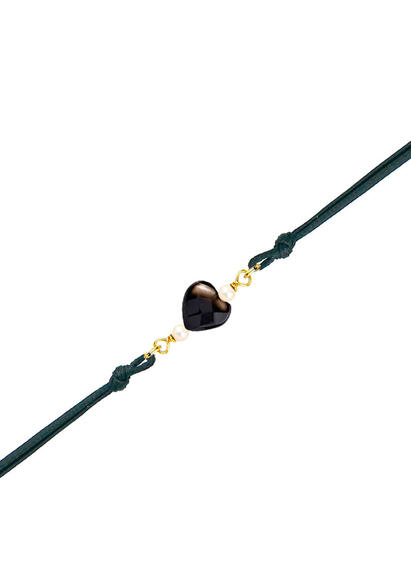 Bracciale Cuore Nero - Lebole Maison