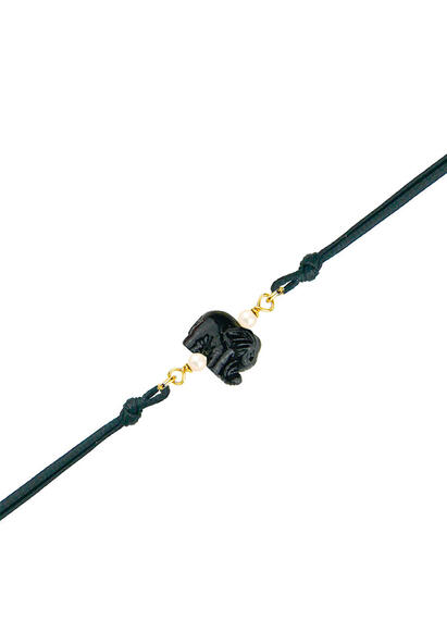 Bracciale Elefante Nero - Lebole Maison