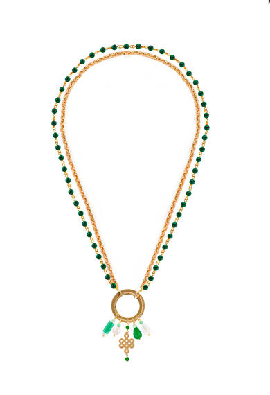 Collana Rosario Infinito Verde - Lebole Maison