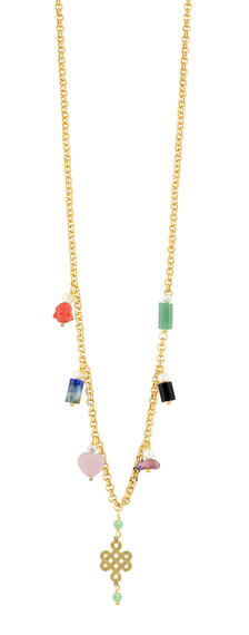 Collana Corta Infinito Sei Pietre - Lebole Maison