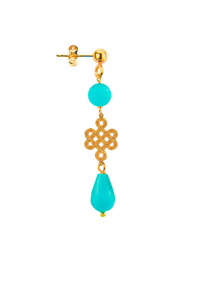 Orecchino Infinito Mini Turchese - Lebole Maison