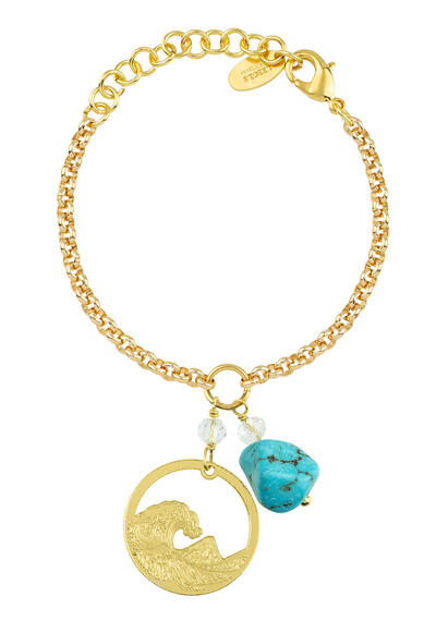 Bracciale Onda Turchese - Lebole Maison