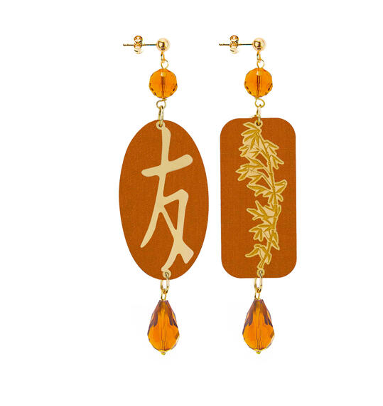 Orecchini Amicizia Ambra - Lebole Maison