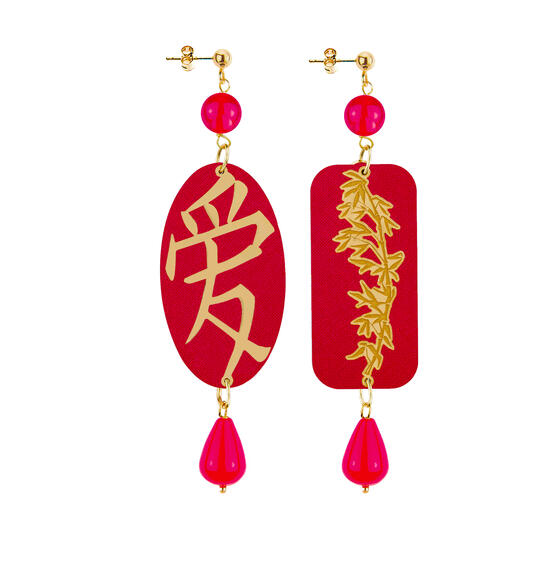 Orecchini Amore Rubino - Lebole Maison