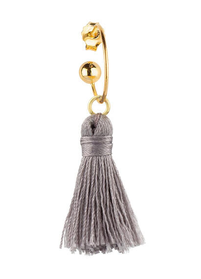 Orecchino Hoop Nappa Lilla - Lebole Maison