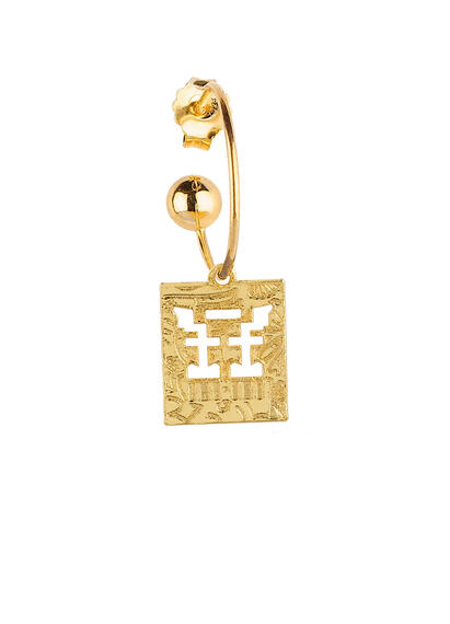 Orecchino Hoop Torii - Lebole Maison