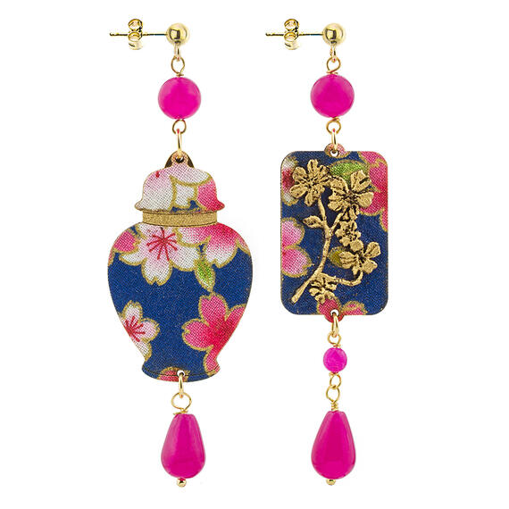 Orecchini Vaso Fucsia - Lebole Maison