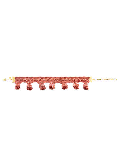 Choker Passamaneria Nappe Rosa - Lebole Maison
