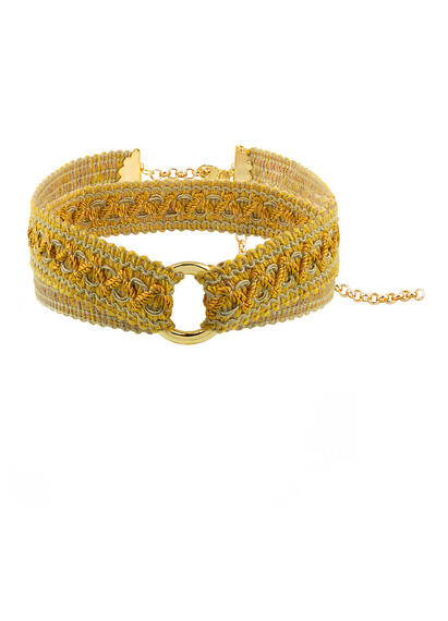 Choker Passamaneria Anello Oro - Lebole Maison