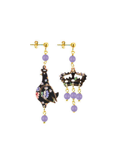Regalina Mini Lilac Earrings - Lebole Maison