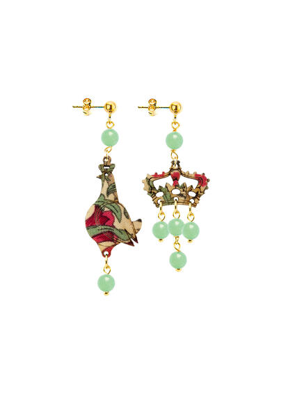 Regalina Mini Jade Green Earrings - Lebole Maison