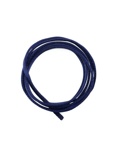 Nastro Tessuto Satin Blu - Lebole Maison