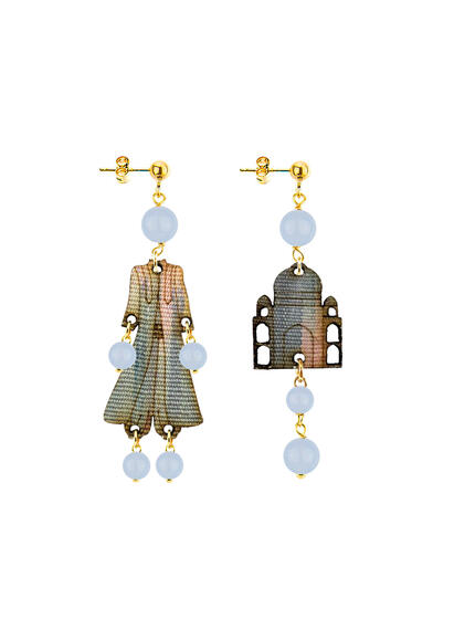 Mini Celeste Architecture Earrings - Lebole Maison