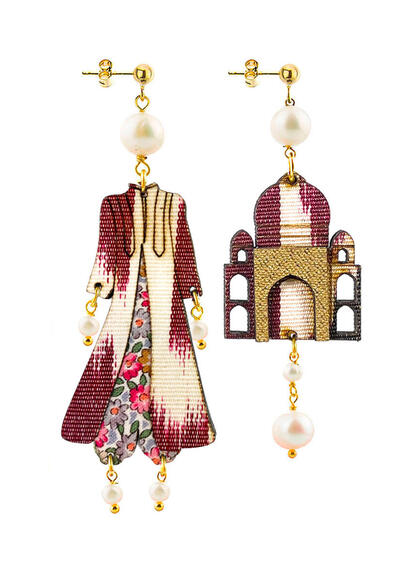 Small Pearl Samarcanda Earrings - Lebole Maison
