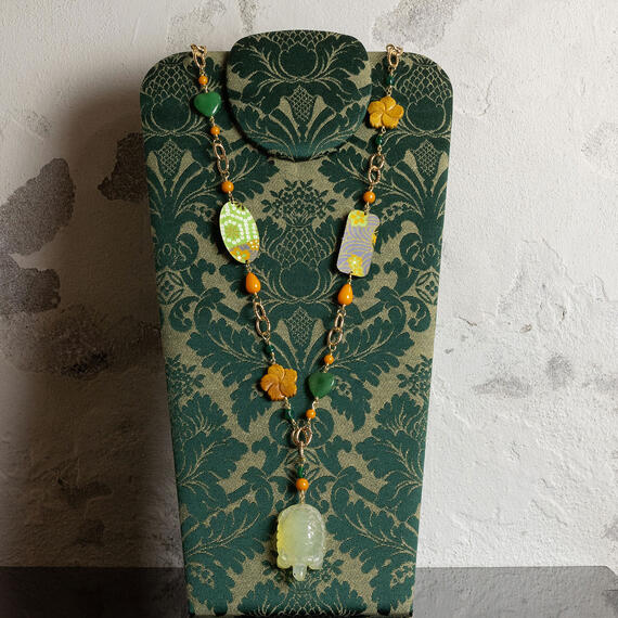 Collana Solo Io Tartaruga Verde - Lebole Maison