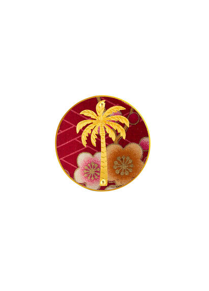 Spilla Palma Rubino - Lebole Maison