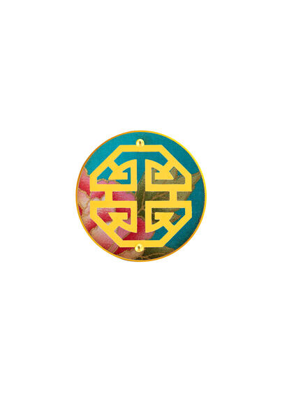 Spilla Fu - Fortuna Blu - Lebole Maison