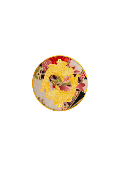 Spilla Carpe Rosa - Lebole Maison