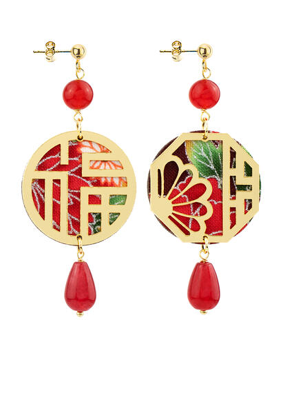 Orecchini Lu Mini Rubino - Lebole Maison