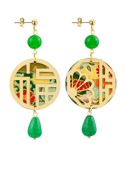 Orecchini Lu Mini Verde - Lebole Maison