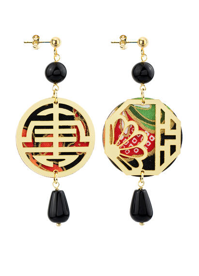 Orecchini Shou Mini Nero - Lebole Maison