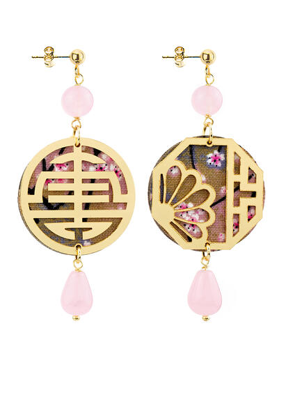 Orecchini Shou Mini Rosa - Lebole Maison