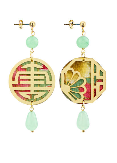 Orecchini Shou Mini Verde Giada - Lebole Maison