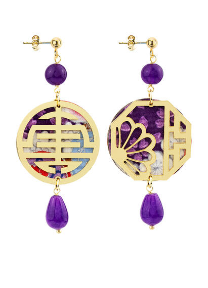 Orecchini Shou Mini Viola - Lebole Maison