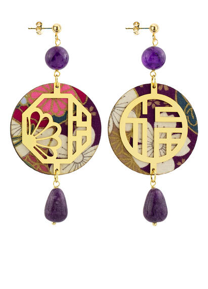 Orecchini Lu Viola - Lebole Maison