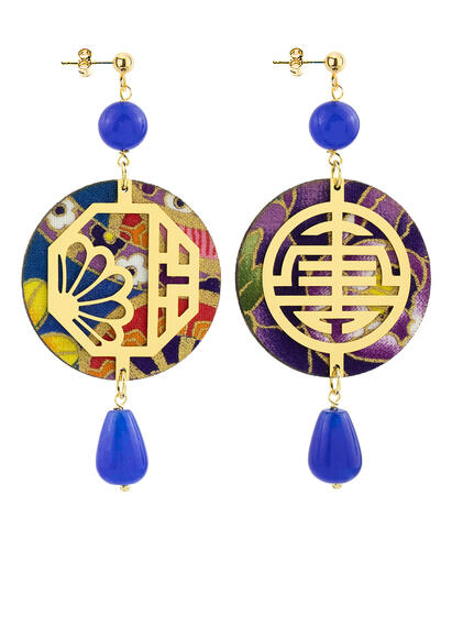 Orecchini Shou Blu - Lebole Maison