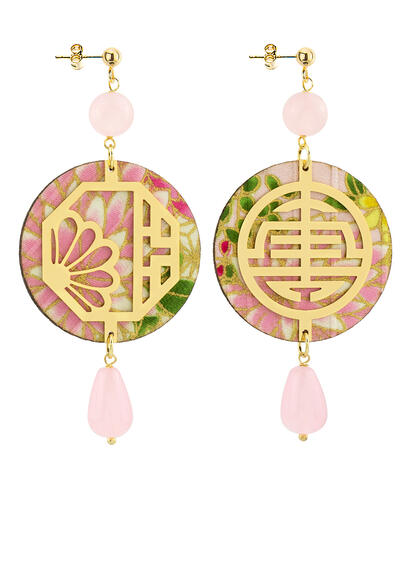 Orecchini Shou Rosa - Lebole Maison