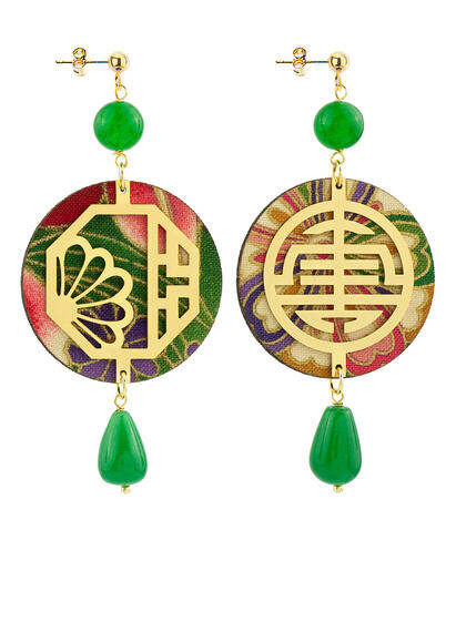 Orecchini Shou Verde - Lebole Maison