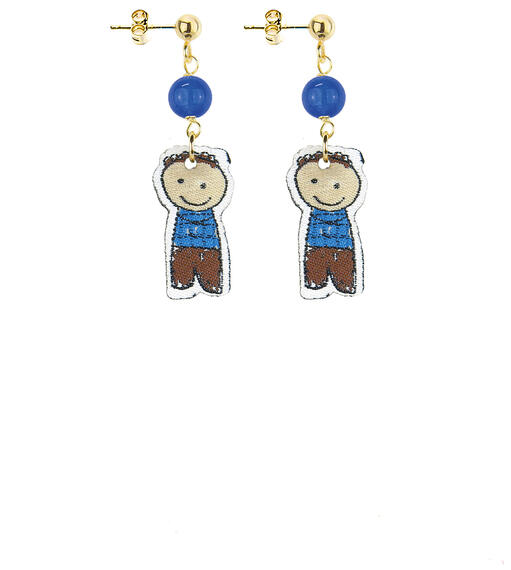 Orecchini The Shape Bambino Blu - Lebole Maison