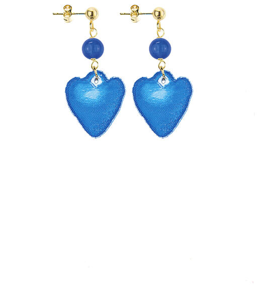 Orecchini The Shape Cuore Blu - Lebole Maison