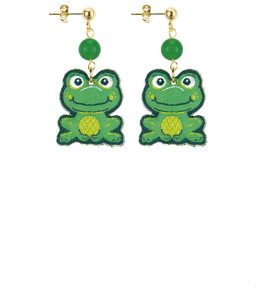 Orecchini The Shape Rana Verde - Lebole Maison
