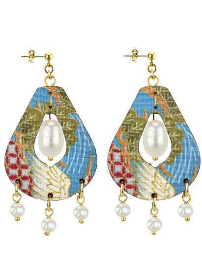 Orecchini Tanmono Goccia Piccoli Perla - Lebole Maison