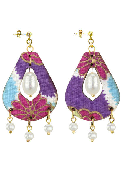 Orecchini Tanmono Goccia Piccoli Perla - Lebole Maison