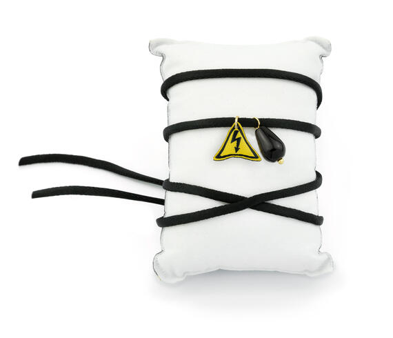 Bracciale Tessuto Shape Tensione Elettrica - Lebole Maison