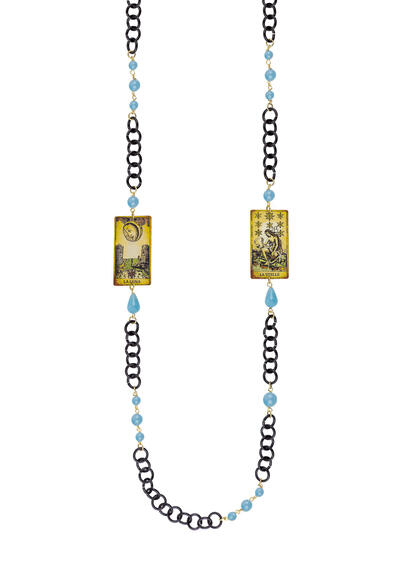 Collana Lebolina Classico Dignitario Celeste - Lebole Maison