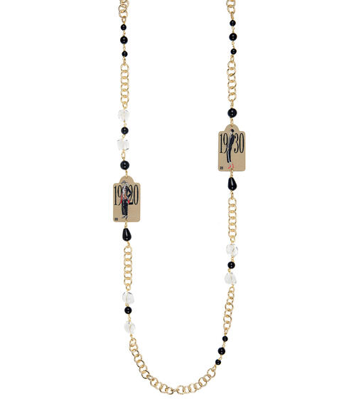 Classic Black Fashion Lebolina Necklace - Lebole Maison