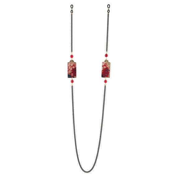 Catena Porta Occhiali Fiore Rubino - Lebole Maison