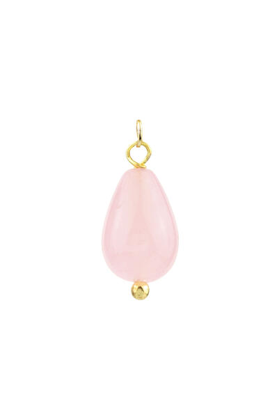 Charm Goccia Piccola Rosa - Lebole Maison
