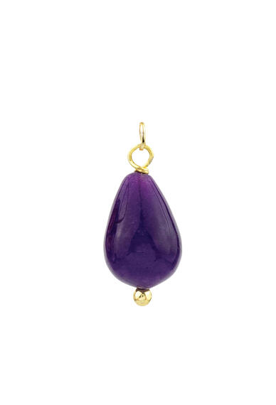 Charm Goccia Piccola Viola - Lebole Maison
