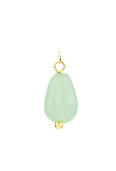 Charm Goccia Piccola Verde Giada - Lebole Maison