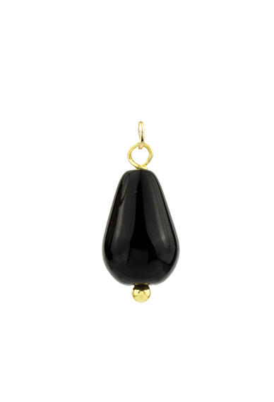 Charm Goccia Piccola Nero - Lebole Maison