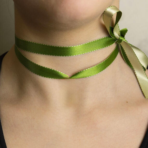 Nastro Tessuto Verde - Lebole Maison