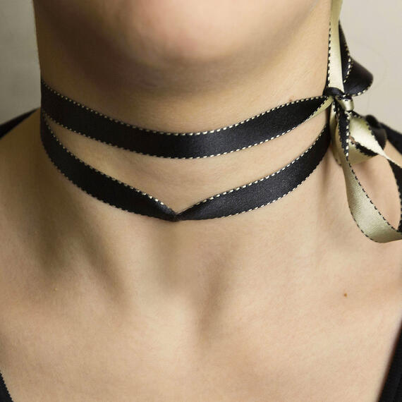 Nastro Tessuto Nero - Lebole Maison