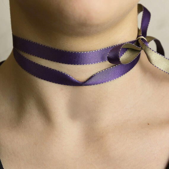 Nastro Tessuto Viola - Lebole Maison